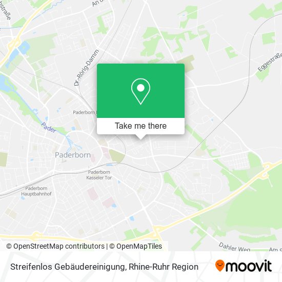 Streifenlos Gebäudereinigung map