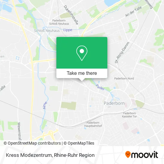 Карта Kress Modezentrum