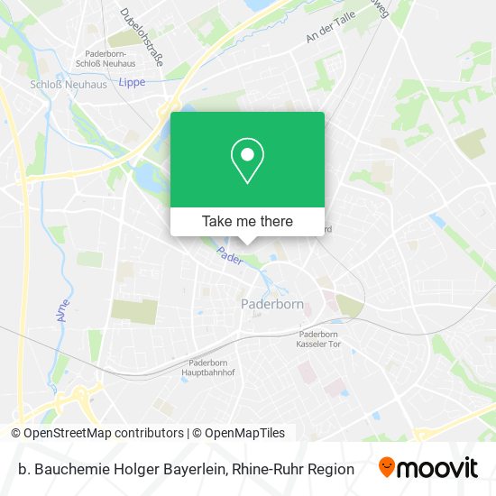 b. Bauchemie Holger Bayerlein map
