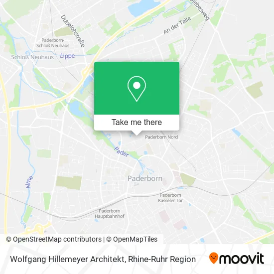 Wolfgang Hillemeyer Architekt map