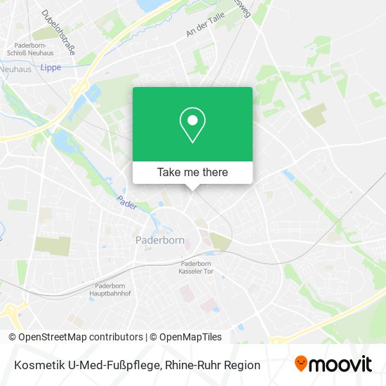 Kosmetik U-Med-Fußpflege map
