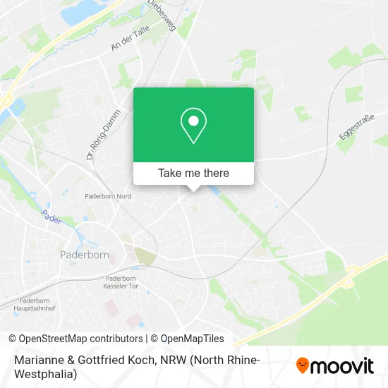 Marianne & Gottfried Koch map