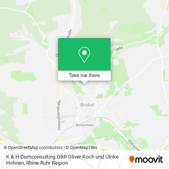 K & H Comconsulting GbR Oliver Koch und Ulrike Hohnen map
