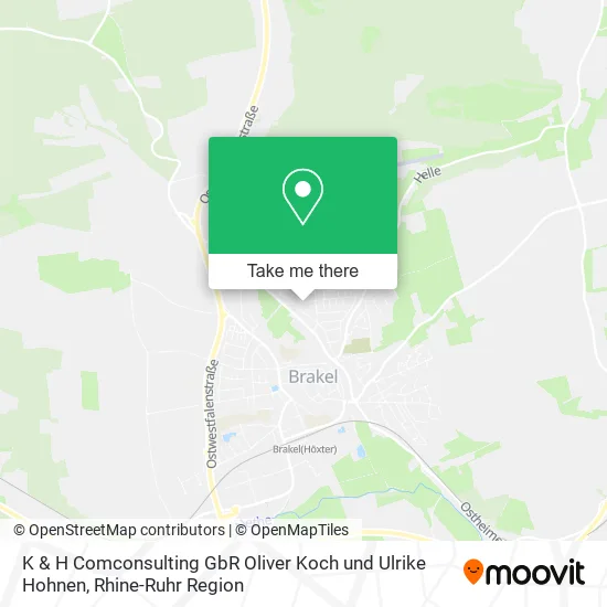 Карта K & H Comconsulting GbR Oliver Koch und Ulrike Hohnen