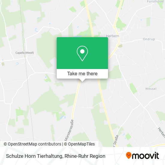 Schulze Horn Tierhaltung map