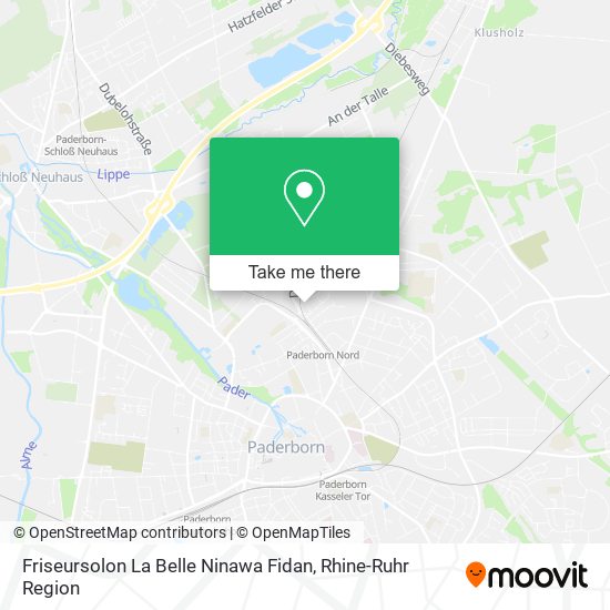 Friseursolon La Belle Ninawa Fidan map