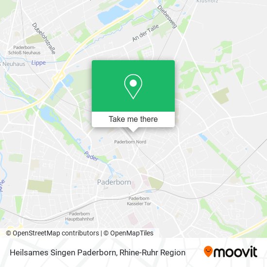 Heilsames Singen Paderborn map