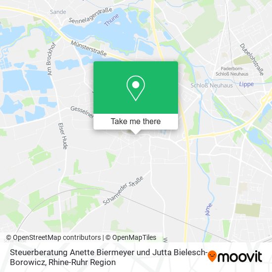 Steuerberatung Anette Biermeyer und Jutta Bielesch-Borowicz map