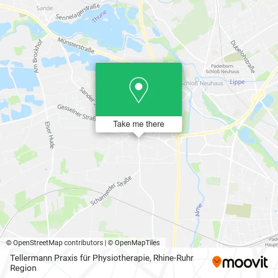 Карта Tellermann Praxis für Physiotherapie