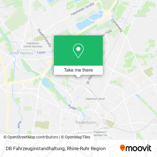 Карта DB Fahrzeuginstandhaltung