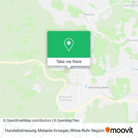 Hundebetreuung Melanie Kroeger map