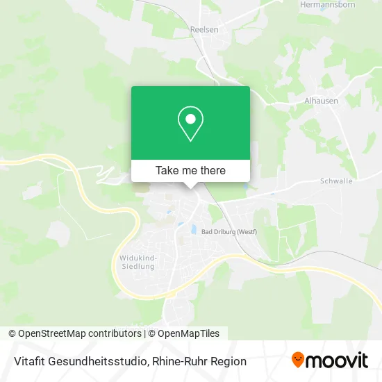 Карта Vitafit Gesundheitsstudio