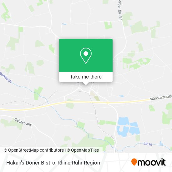 Hakan's Döner Bistro map