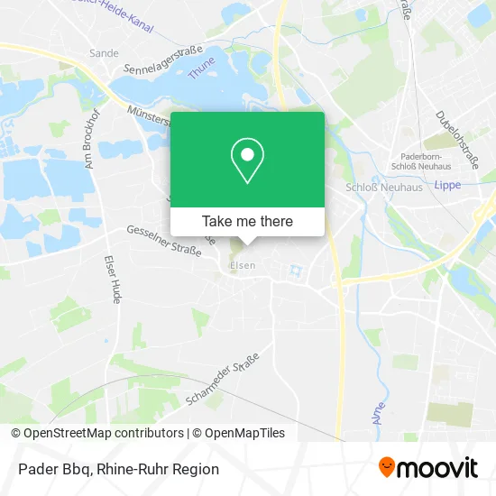 Карта Pader Bbq