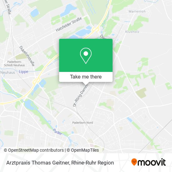 Arztpraxis Thomas Geitner map