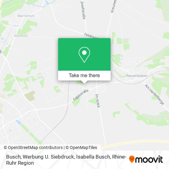 Busch, Werbung U. Siebdruck, Isabella Busch map