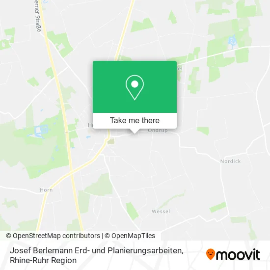 Карта Josef Berlemann Erd- und Planierungsarbeiten