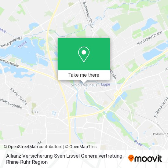 Allianz Versicherung Sven Lissel Generalvertretung map