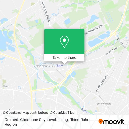 Dr. med. Christiane Ceynowabiesing map