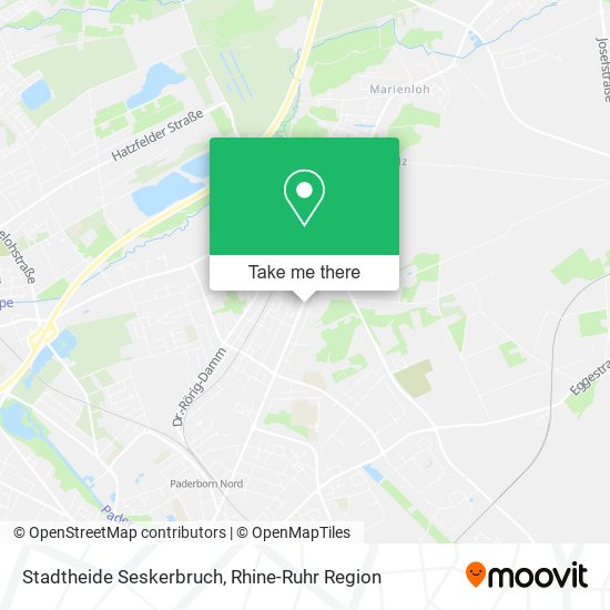 Stadtheide Seskerbruch map