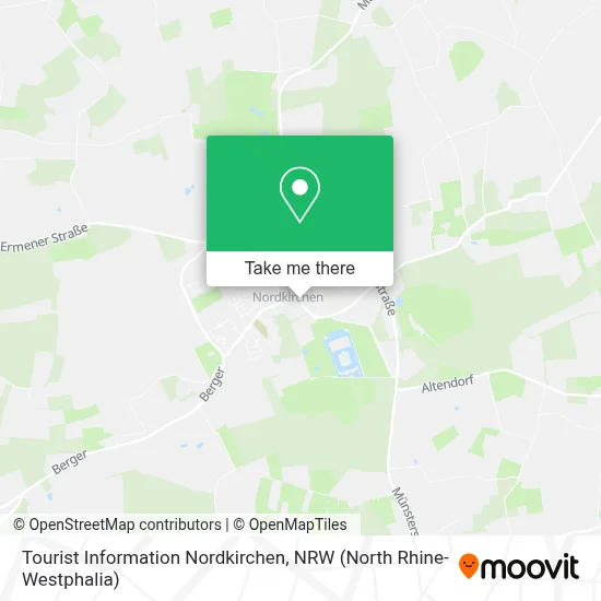 Tourist Information Nordkirchen map