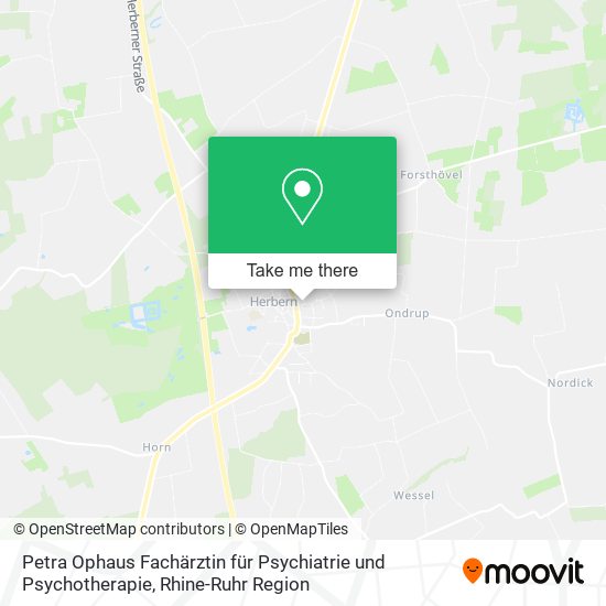 Petra Ophaus Fachärztin für Psychiatrie und Psychotherapie map