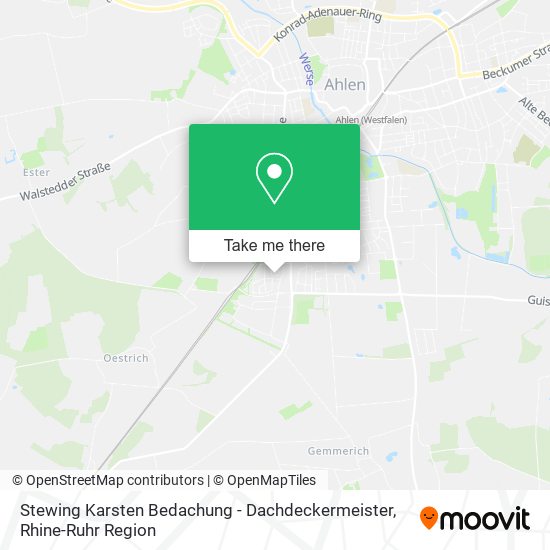 Stewing Karsten Bedachung - Dachdeckermeister map