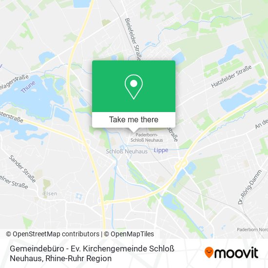 Gemeindebüro - Ev. Kirchengemeinde Schloß Neuhaus map