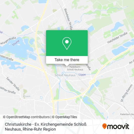 Christuskirche - Ev. Kirchengemeinde Schloß Neuhaus map