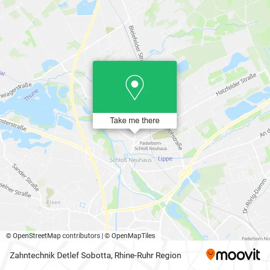 Карта Zahntechnik Detlef Sobotta