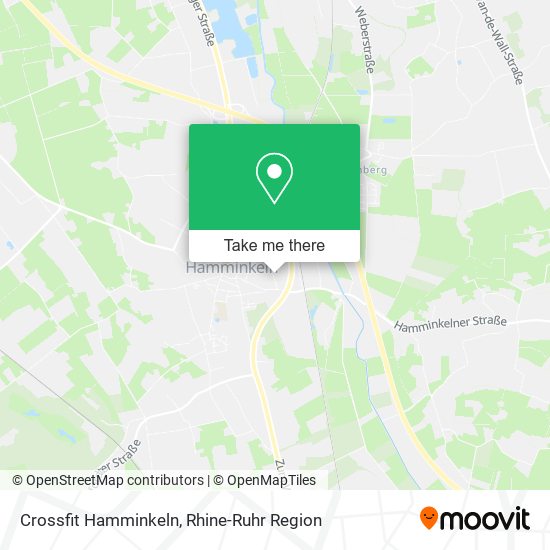 Crossfit Hamminkeln map