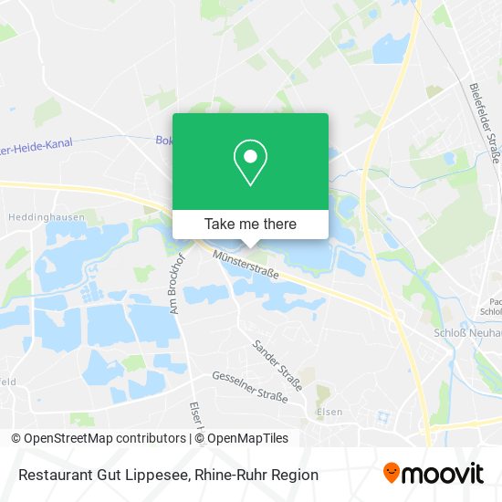 Restaurant Gut Lippesee map
