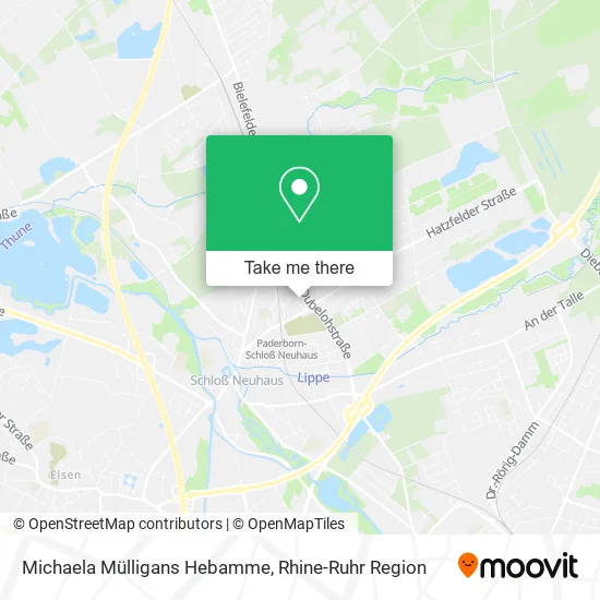 Карта Michaela Mülligans Hebamme