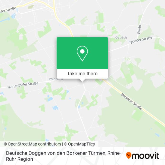 Deutsche Doggen von den Borkener Türmen map