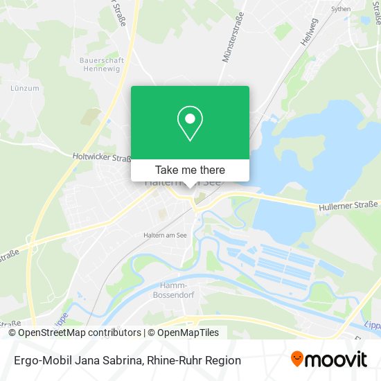 Ergo-Mobil Jana Sabrina map