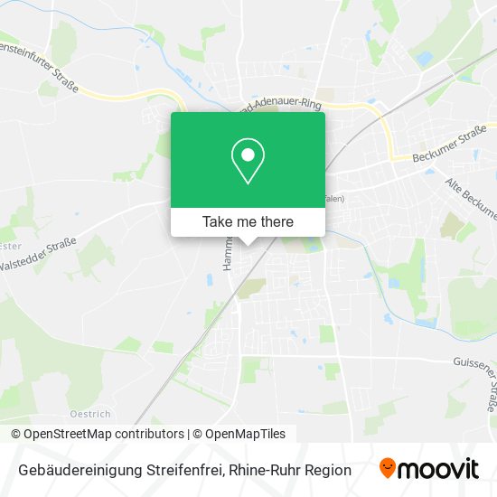 Gebäudereinigung Streifenfrei map