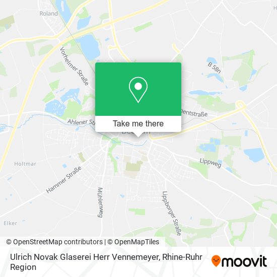 Ulrich Novak Glaserei Herr Vennemeyer map