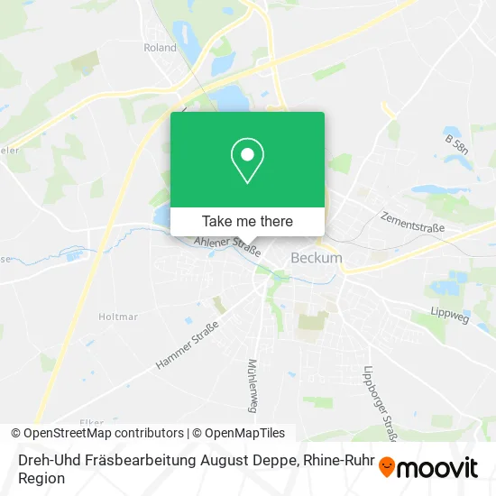 Карта Dreh-Uhd Fräsbearbeitung August Deppe