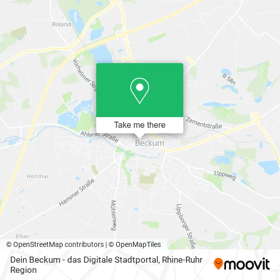 Карта Dein Beckum - das Digitale Stadtportal