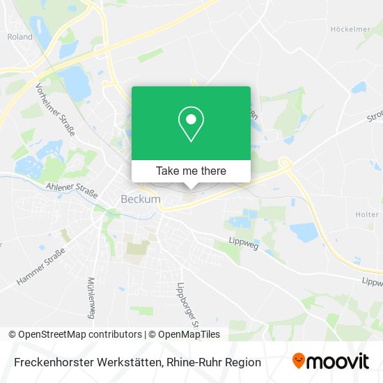 Freckenhorster Werkstätten map