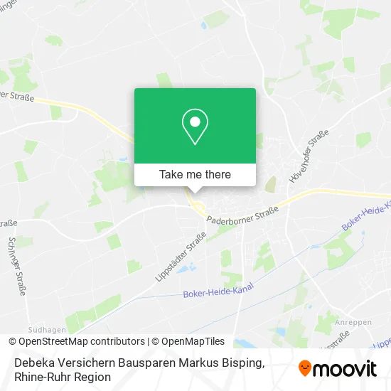 Карта Debeka Versichern Bausparen Markus Bisping