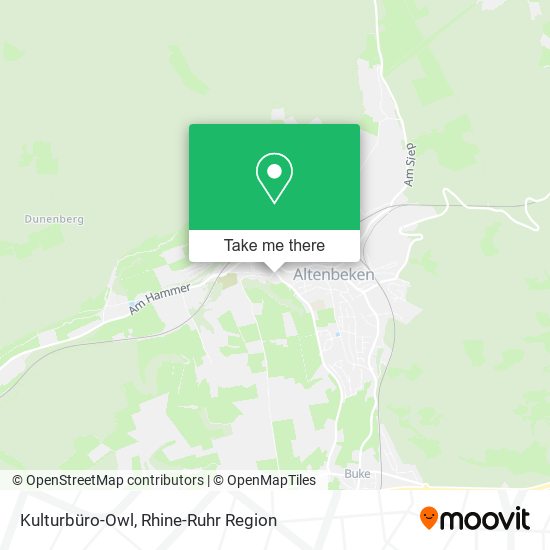 Kulturbüro-Owl map