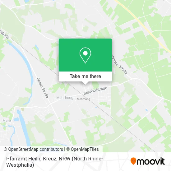 Pfarramt Heilig Kreuz map