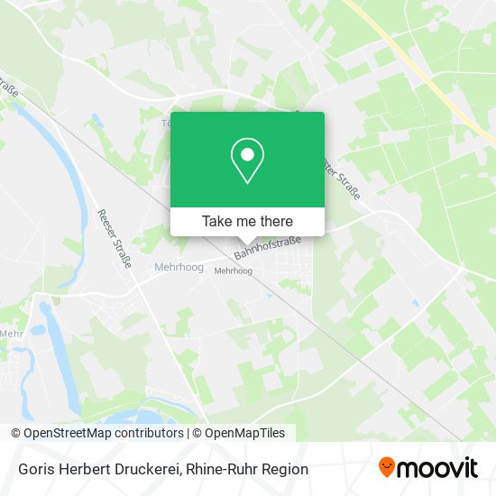 Goris Herbert Druckerei map