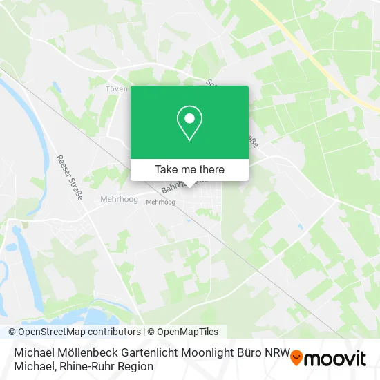Карта Michael Möllenbeck Gartenlicht Moonlight Büro NRW Michael
