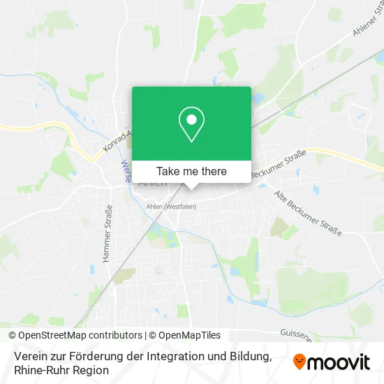 Карта Verein zur Förderung der Integration und Bildung