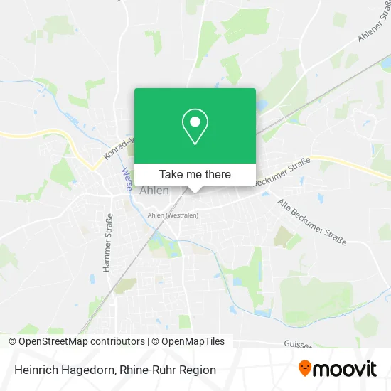 Карта Heinrich Hagedorn