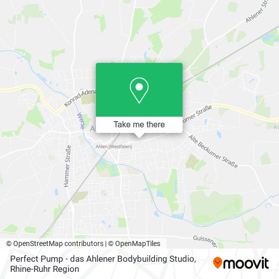 Карта Perfect Pump - das Ahlener Bodybuilding Studio