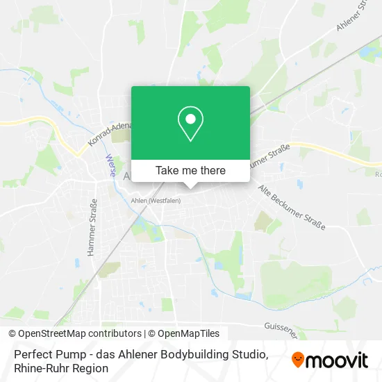Perfect Pump - das Ahlener Bodybuilding Studio map