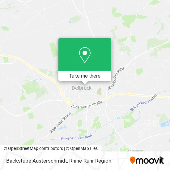 Карта Backstube Austerschmidt
